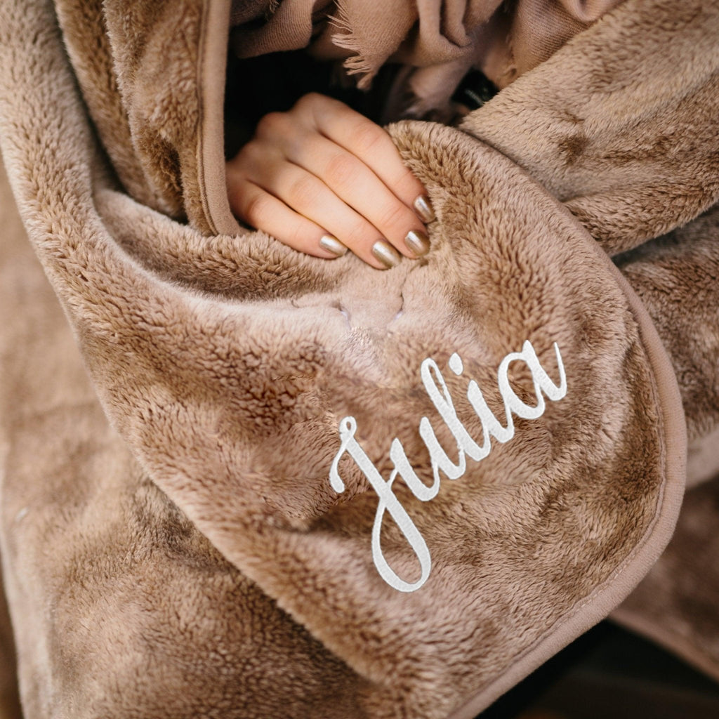 Personalisierte Kuscheldecke
