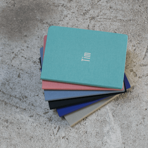 Notizbuch Leineneinband personalisiert | Mein Monogramm
