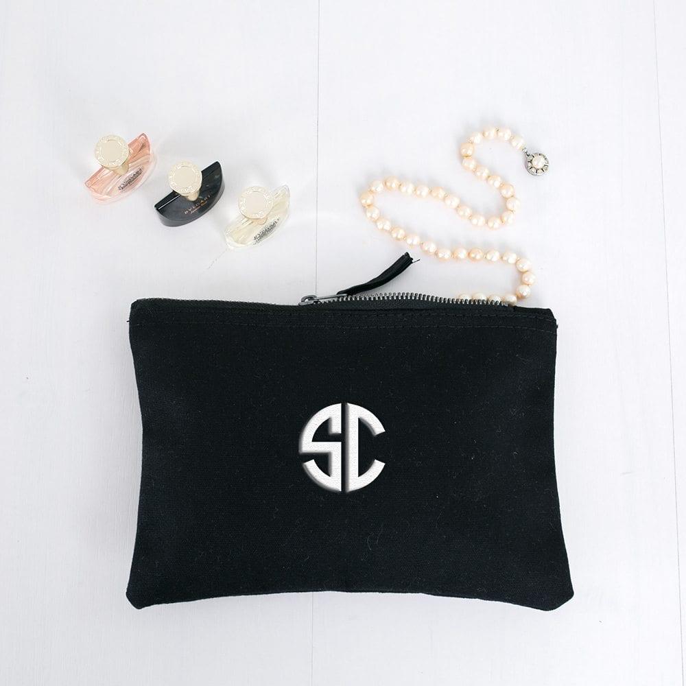 Personalisierte Kosmetiktasche Kosmetiktasche mit Namen bestickt