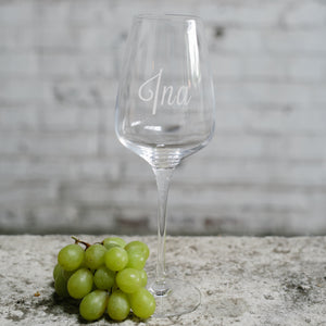 Weinglas personalisiert